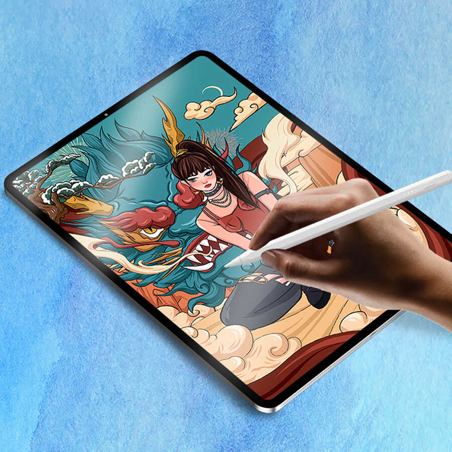 Apple iPad 10.2 (8.Nesil) Wiwu Removable Mıknatıslı Ekran Koruyucu Siyah