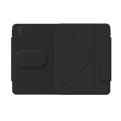Apple iPad 10.9 2022 (10.Nesil) Wiwu 360° Dönebilen Standlı Magnetik Koruyucu Tablet Kılıfı Gri