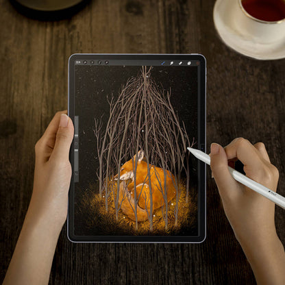 Apple iPad 11.Nesil 2025 Benks Mat Paper-Like Ekran Koruyucu Şeffaf