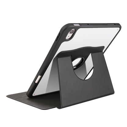 Apple iPad 11.Nesil 2025 Kılıf Zore Termik Kalem Bölmeli Dönebilen Standlı Kılıf Lavendery Gray