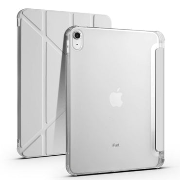 Apple iPad 11.Nesil 2025 Kılıf Zore Tri Folding Kalem Bölmeli Standlı Kılıf Yeşil