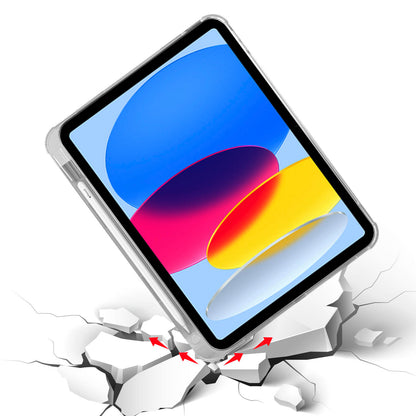 Apple iPad 11.Nesil 2025 Kılıf Zore Tri Folding Kalem Bölmeli Standlı Kılıf Yeşil