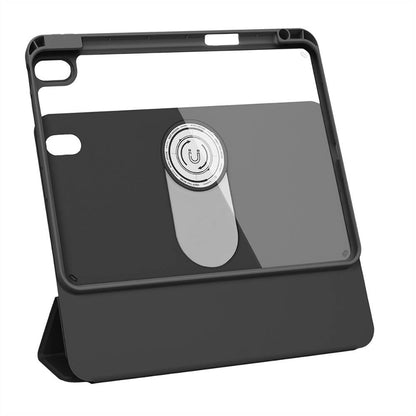 Apple iPad 11.Nesil 2025 Wiwu 360° Dönebilen Standlı Magnetik Koruyucu Tablet Kılıfı Gri