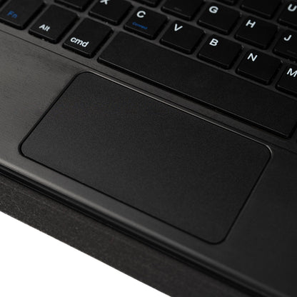 Apple iPad 11.Nesil 2025 Zore Border Keyboard Bluetooh Bağlantılı Standlı Klavyeli Tablet Kılıfı Siyah