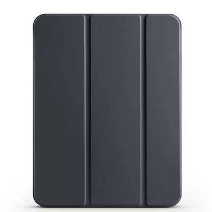 Apple iPad 11.Nesil 2025 Zore Smart Cover Kalem Bölmeli Standlı 1-1 Kılıf Siyah