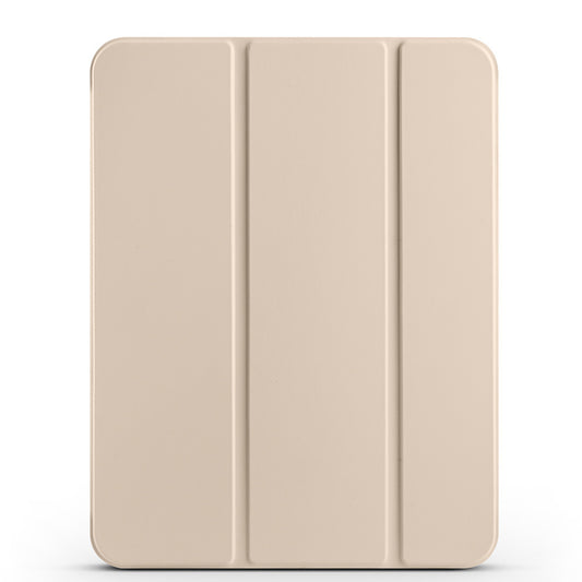 Apple iPad 11.Nesil 2025 Zore Smart Cover Kalem Bölmeli Standlı 1-1 Kılıf Gold
