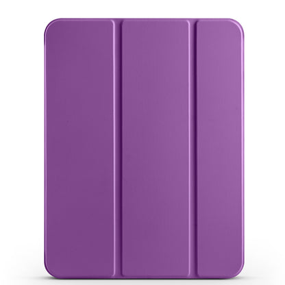 Apple iPad 11.Nesil 2025 Zore Smart Cover Kalem Bölmeli Standlı 1-1 Kılıf Mor