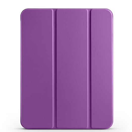 Apple iPad 11.Nesil 2025 Zore Smart Cover Kalem Bölmeli Standlı 1-1 Kılıf Mor