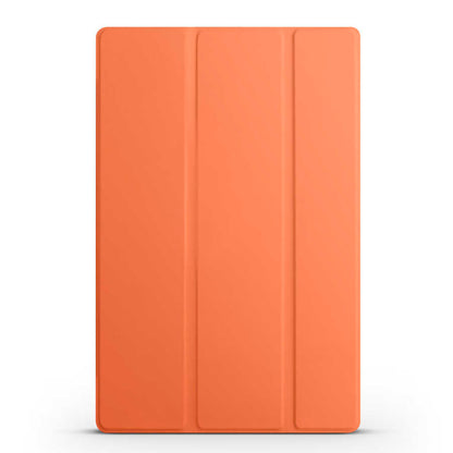 Apple iPad 11.Nesil 2025 Zore Smart Cover Standlı 1-1 Kılıf Turuncu