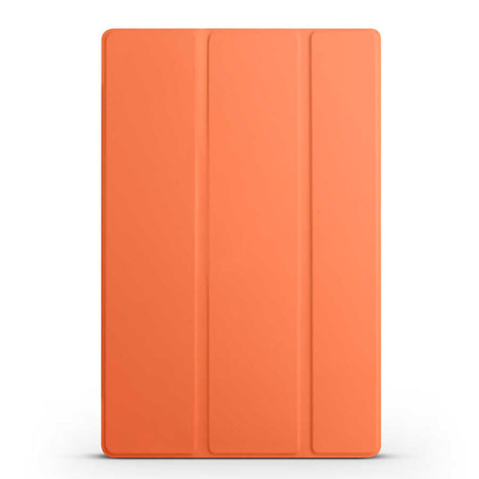 Apple iPad 11.Nesil 2025 Zore Smart Cover Standlı 1-1 Kılıf Turuncu