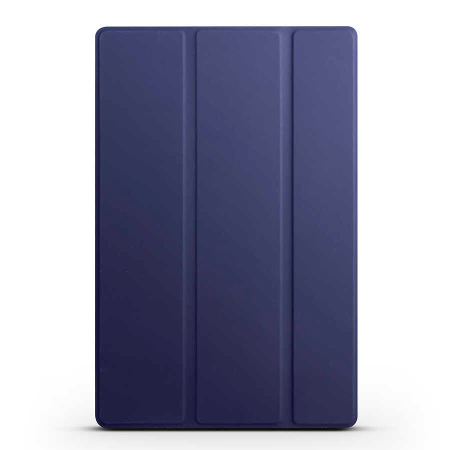 Apple iPad 11.Nesil 2025 Zore Smart Cover Standlı 1-1 Kılıf Turuncu