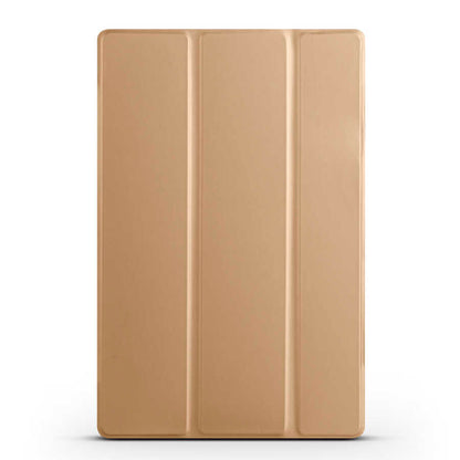 Apple iPad 11.Nesil 2025 Zore Smart Cover Standlı 1-1 Kılıf Gold