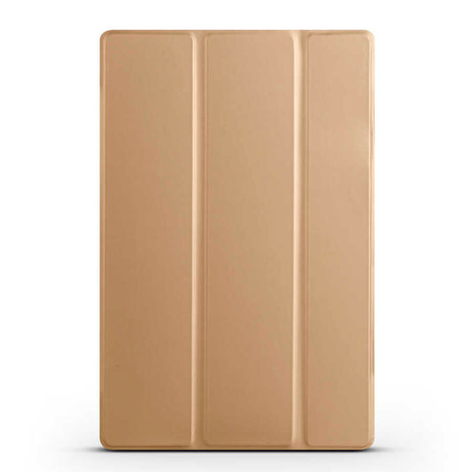Apple iPad 11.Nesil 2025 Zore Smart Cover Standlı 1-1 Kılıf Gold