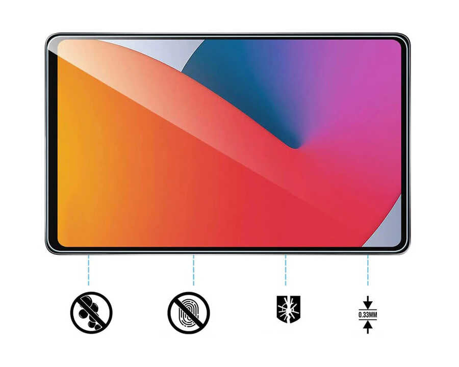 Apple iPad 11.Nesil 2025 Zore Tablet Blue Nano Ekran Koruyucu Renksiz