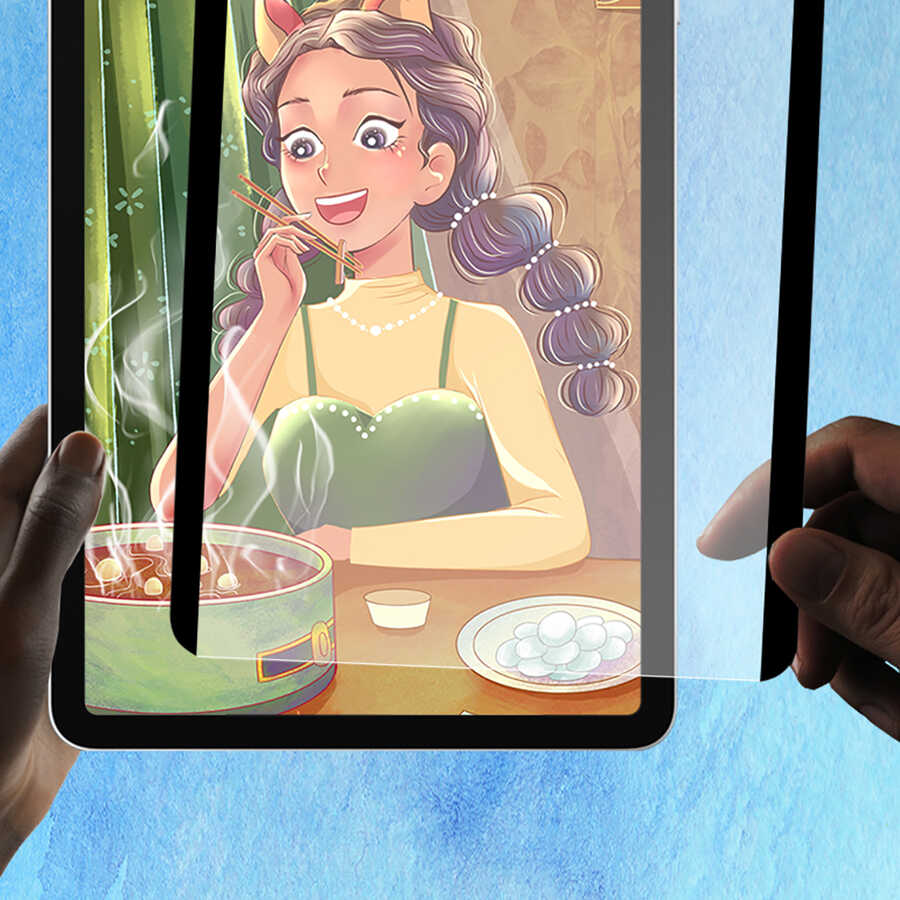 Apple iPad 5 Air Wiwu Removable Mıknatıslı Ekran Koruyucu Siyah
