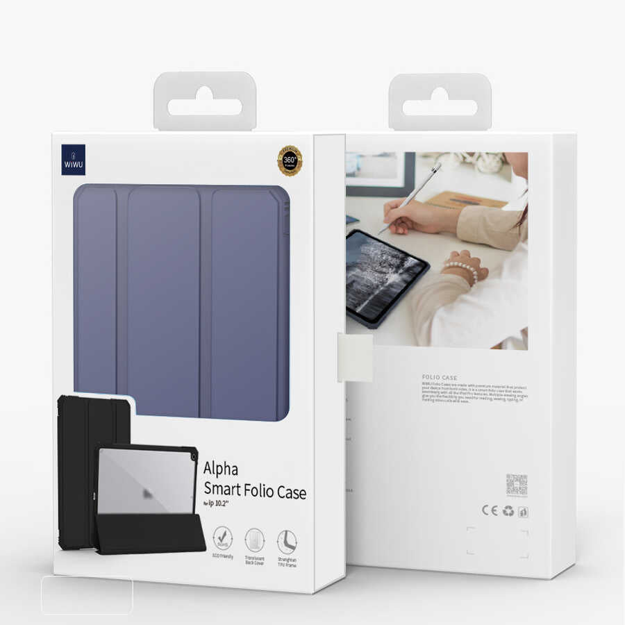 Apple iPad 6 Air 2 Wiwu Alpha Tablet Kılıf Mavi