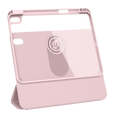 Apple iPad Air 10.9 2020 (4.Nesil) Wiwu 360° Dönebilen Standlı Magnetik Koruyucu Tablet Kılıfı Gri