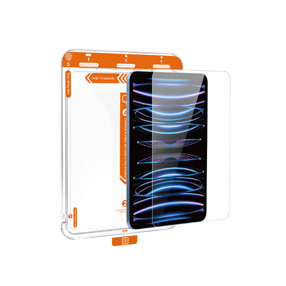 Apple iPad Air 10.9 2020 (4.Nesil) Wiwu Wi-GQ002 iVista 5 Katmanlı Temperli Cam Ekran Koruyucu + Kolay Uygulama Aparatı Renksiz