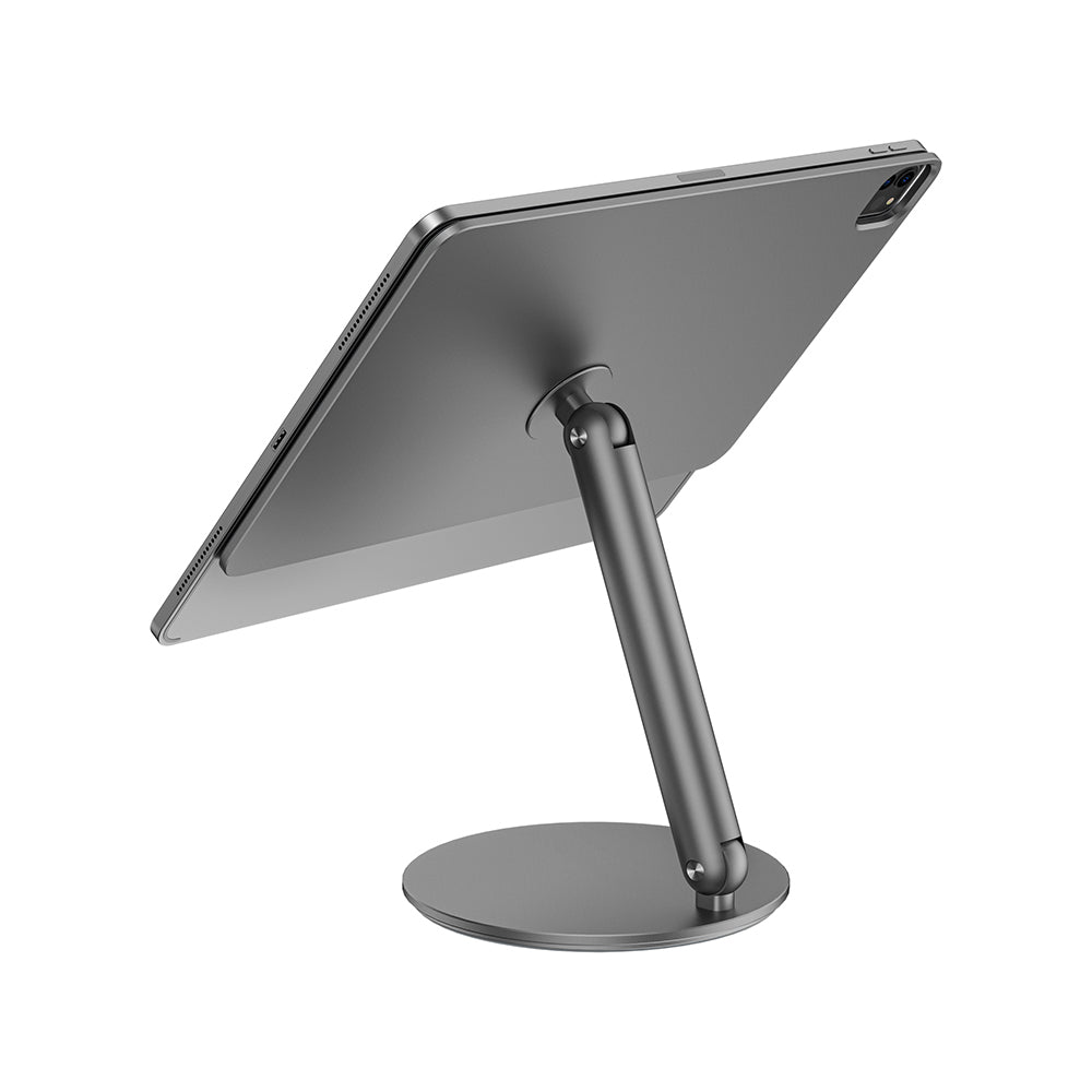 Apple iPad Air 10.9 2020 (4.Nesil) Wiwu ZM-310 360 Derece Dönebilen Magnetik Başlıklı Tablet Standı Gri