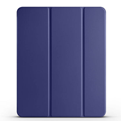 Apple iPad Air 10.9 2020 (4.Nesil) Zore Smart Cover Kalem Bölmeli Standlı 1-1 Kılıf Lacivert