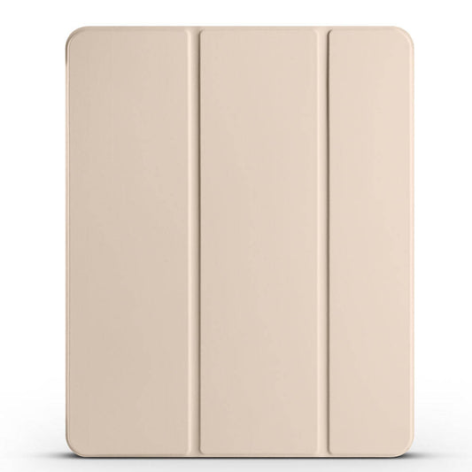 Apple iPad Air 10.9 2020 (4.Nesil) Zore Smart Cover Kalem Bölmeli Standlı 1-1 Kılıf Gold