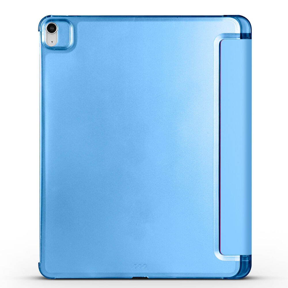 Apple iPad Air 10.9 2020 (4.Nesil) Zore Smart Cover Kalem Bölmeli Standlı 1-1 Kılıf Mor