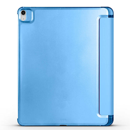 Apple iPad Air 10.9 2020 (4.Nesil) Zore Smart Cover Kalem Bölmeli Standlı 1-1 Kılıf Mor