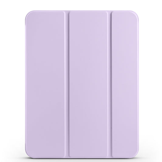 Apple iPad Air 10.9 2022 (10.Nesil) Zore Smart Cover Kalem Bölmeli Standlı 1-1 Kılıf Lila