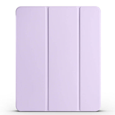 Apple iPad Air 10.9 2022 (5.Nesil) Zore Smart Cover Kalem Bölmeli Standlı 1-1 Kılıf Pembe Koyu