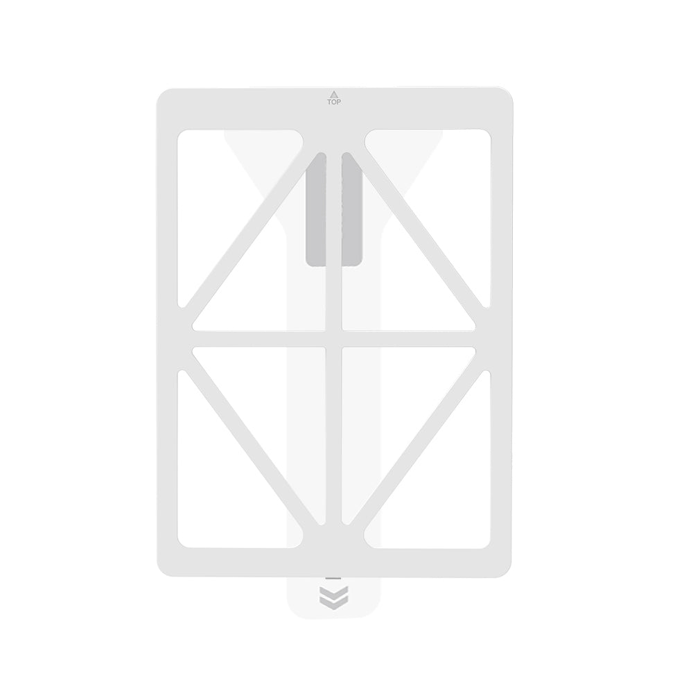 Apple iPad Air 11 2024 CaseWorld Steel Shield Serisi Temperli Cam Ekran Koruyucu + Uygulama Aparatı Şeffaf