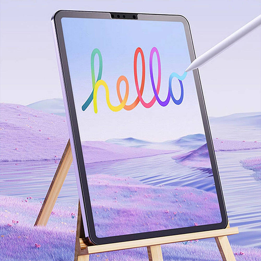 Apple iPad Air 11 2024 Kağıt Hisli Wiwu iPaper Like Tablet Ekran Koruyucu Şeffaf