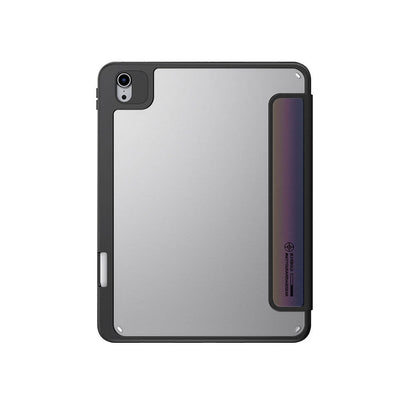 Apple iPad Air 11 2024 Kılıf SkinArma Holografik Tasarımlı Arkası Şeffaf Çıkarılabilir Magnetik Kira Kobai Kılıf Colorful