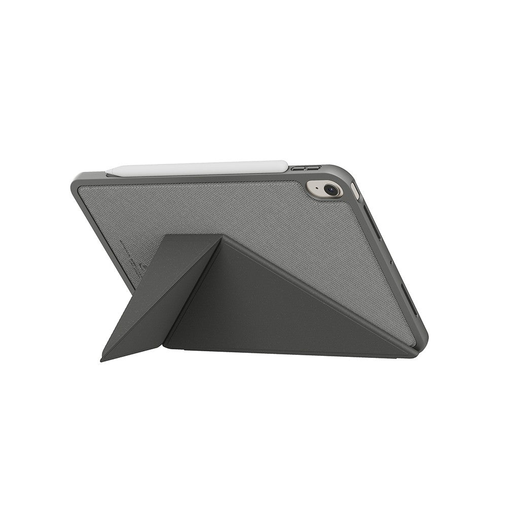 Apple iPad Air 11 2024 Kılıf Skinarma Kalemlikli Dokulu Tasarım Standlı Magnetik Trilon Kılıf