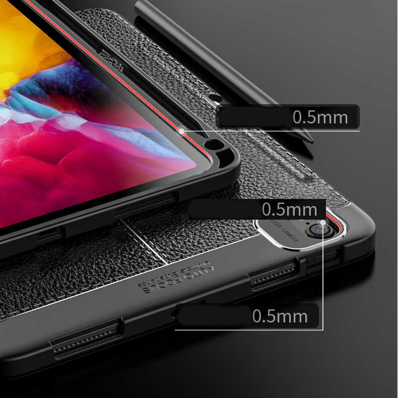 Apple iPad Air 11 2024 Kılıf Wlons Tablet Kılıf Koyu Yeşil