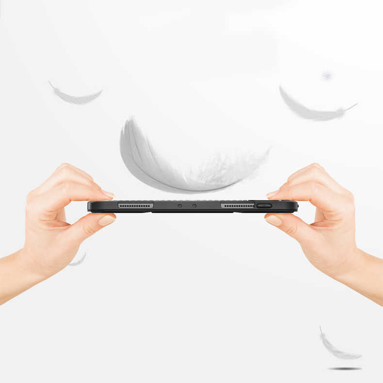Apple iPad Air 11 2024 Kılıf Wlons Tablet Kılıf Siyah