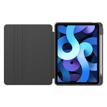 Apple iPad Air 11 2024 Kılıf Zore Nayn Dönebilen Standlı Kılıf Mavi Açık