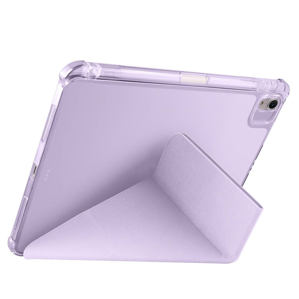 Apple iPad Air 11 2024 Case Zore Tri Folding Stand Case with Pencil Compartment Green 