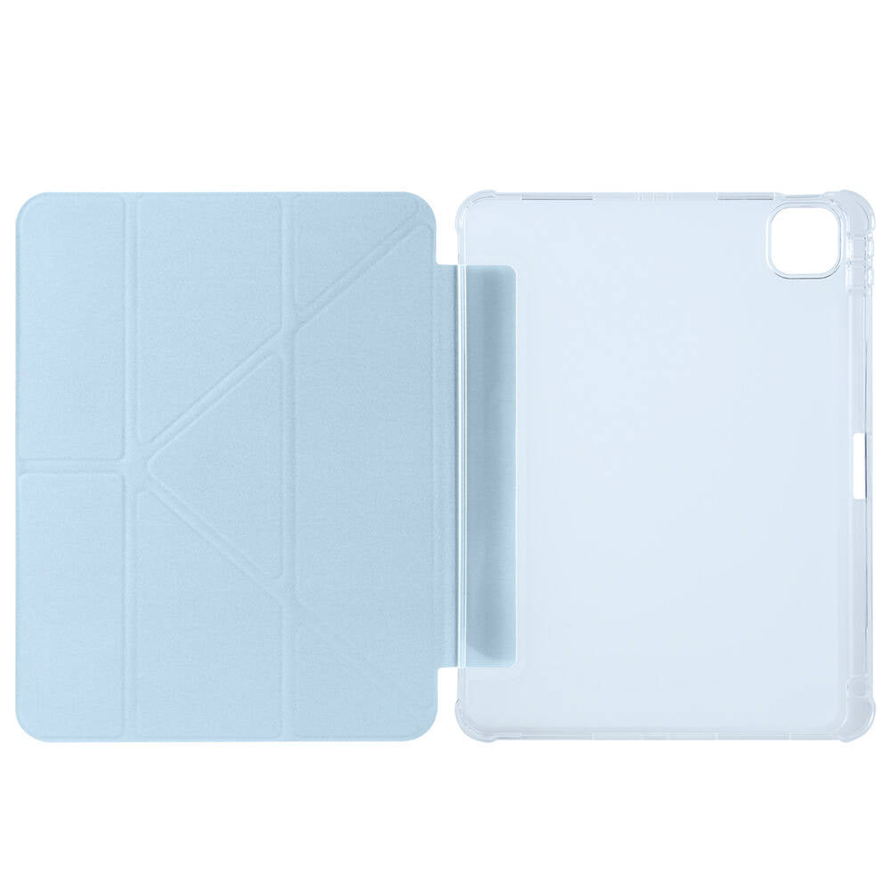 Apple iPad Air 11 2024 Case Zore Tri Folding Stand Case with Pencil Compartment Green 