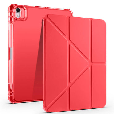 Apple iPad Air 11 2024 Case Zore Tri Folding Stand Case with Pencil Compartment Green 