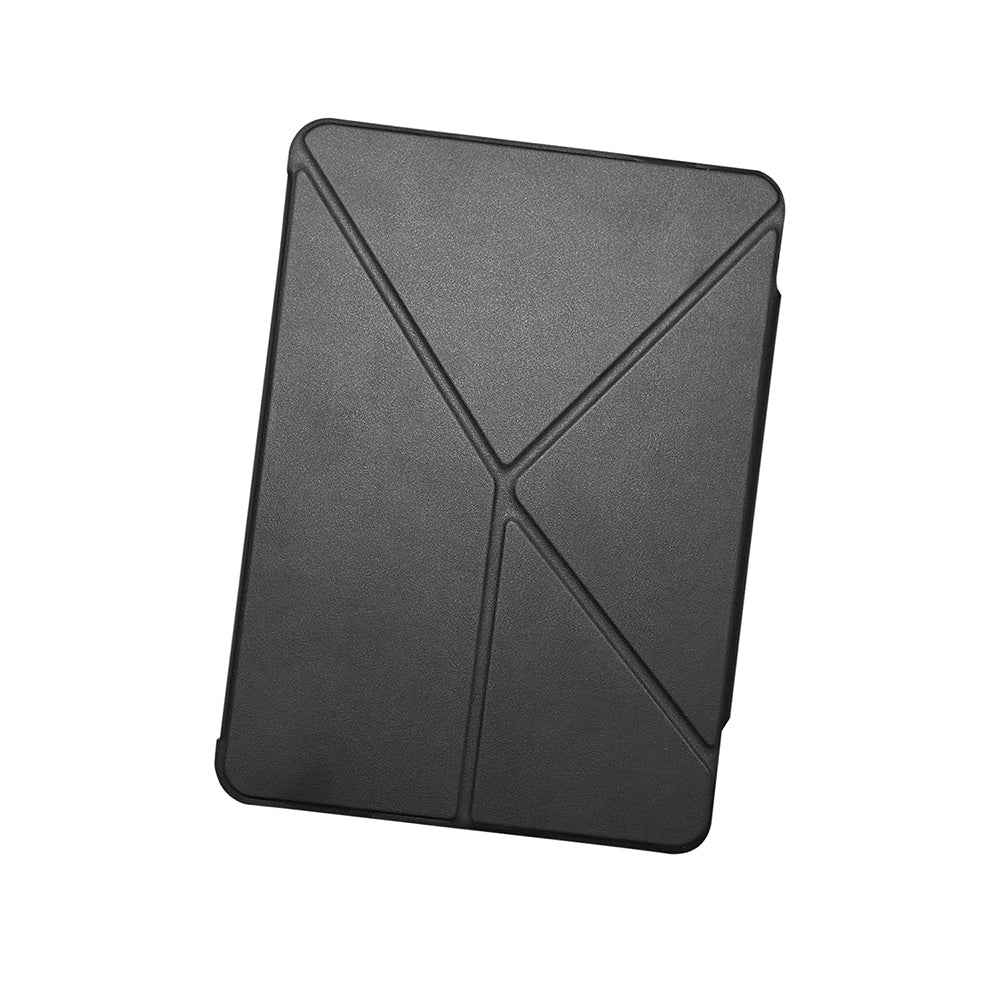 Apple iPad Air 11 2024 Raptic Clear Folio Airbagli Şeffaf Kapaklı Katlanabilir Standlı Kılıf Siyah