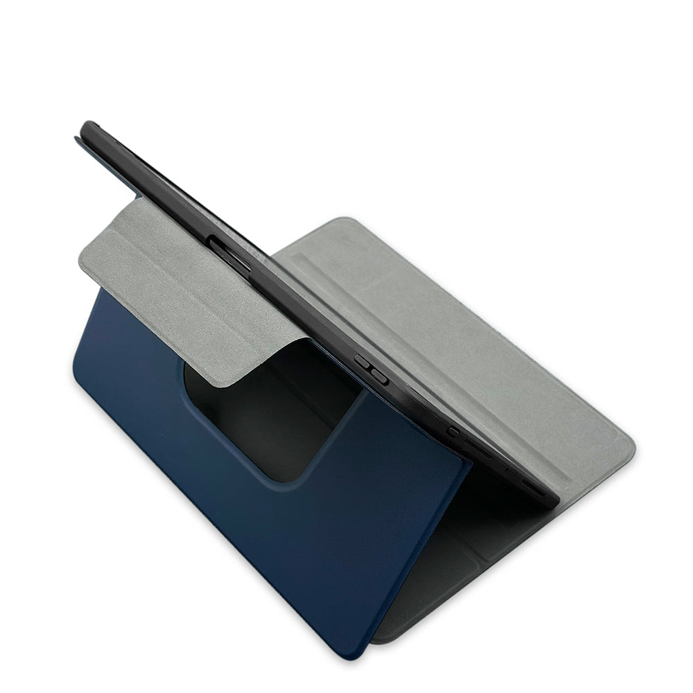 Apple iPad Air 11 2024 Raptic Spin Detachable Folio PU Case with Detachable Pencil Compartment and Stand Navy Blue 