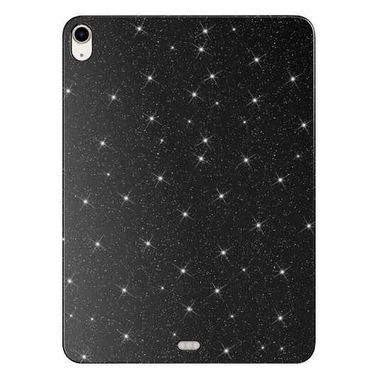 Apple iPad Air 11 2024 Glittery Shiny Zore Tablet Cotton Case Black
