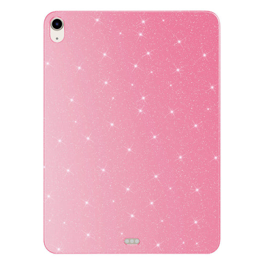 Apple iPad Air 11 2024 Glittery Shiny Zore Tablet Cotton Case Pink