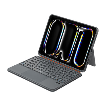 Apple iPad Air 11 2024 Wiwu MK-005 Combo 3in1 Kalem Bölmeli Klavyeli Standlı Kılıf