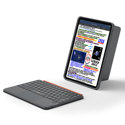 Apple iPad Air 11 2024 Wiwu MK-005 Combo 3in1 Kalem Bölmeli Klavyeli Standlı Kılıf