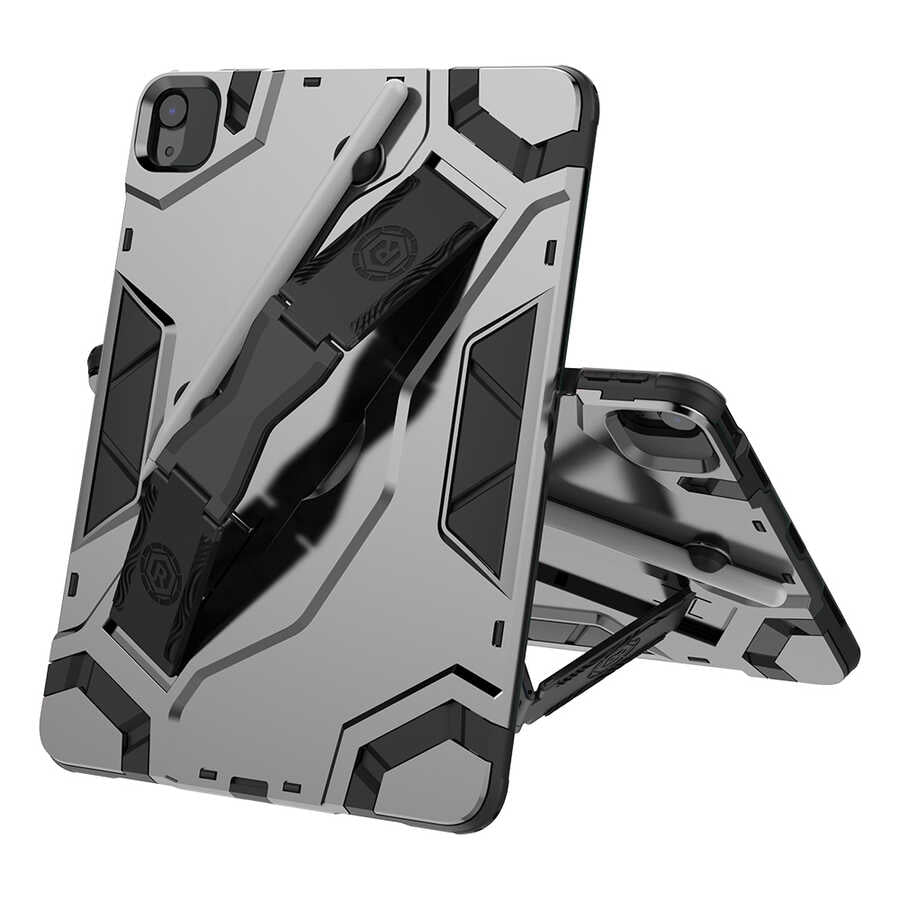 Apple iPad Air 11 2024 Zore Defense Tablet Silicone Black