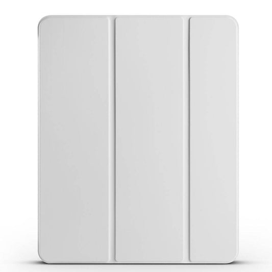 Apple iPad Air 11 2024 Zore Smart Cover with Pencil Compartment and Stand 1-in-1 Case Gray