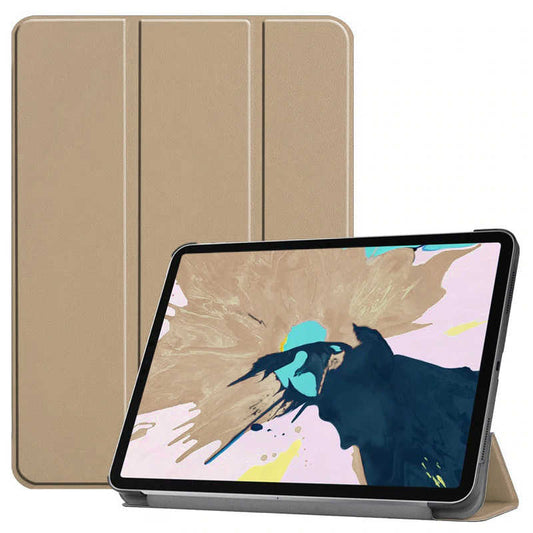 Apple iPad Air 11 2024 Zore Smart Cover Stand 1-in-1 Case Gold