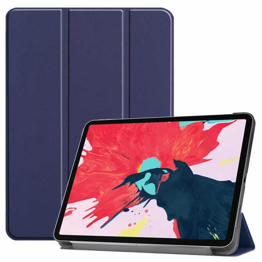 Apple iPad Air 11 2024 Zore Smart Cover Stand 1-in-1 Case Navy Blue