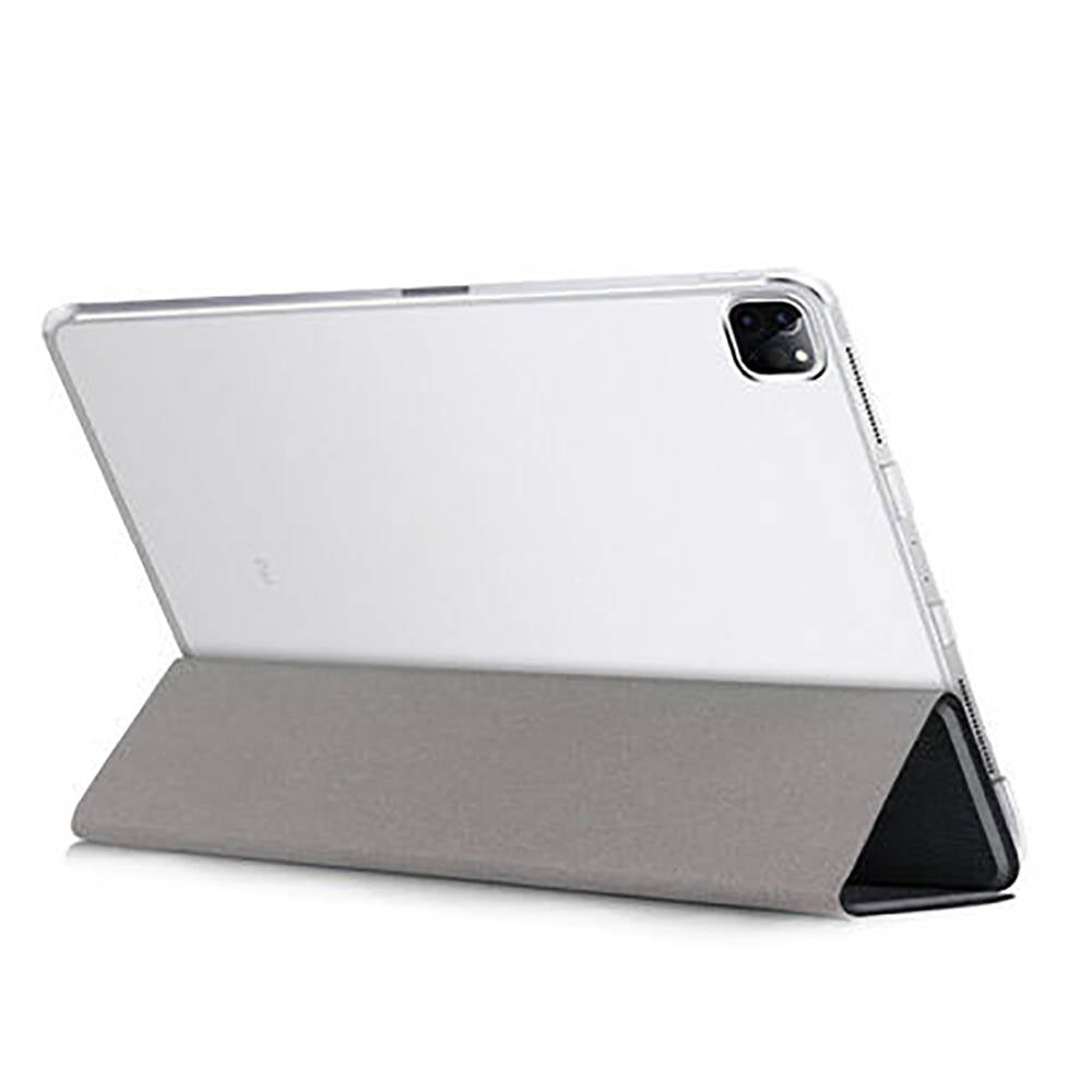 Apple iPad Air 11 2024 Zore Smart Cover Stand 1-in-1 Case Gray